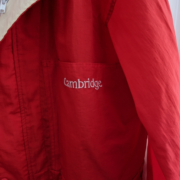 Cambridge Bright Red Windbreaker - Picture 2 of 5